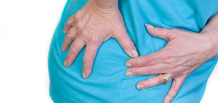 A symptom of arthrosis of the hip joint - pain of varying degrees of strength
